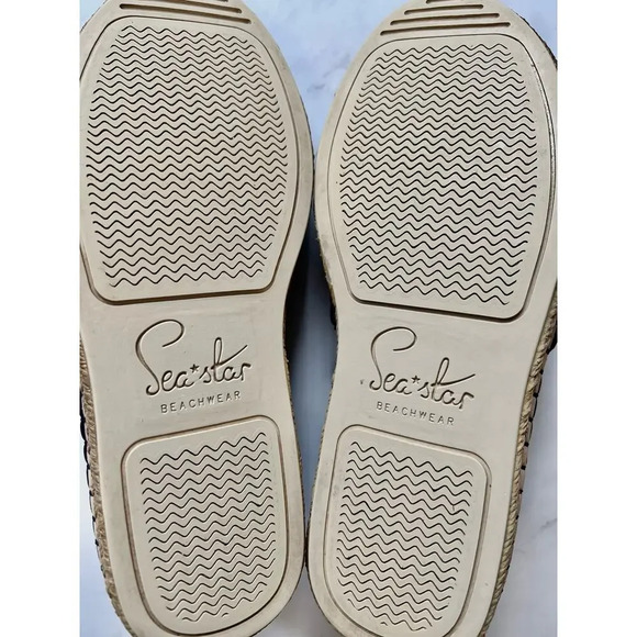 Sea Star Shoe Women Size 6 Espadrilles Cap Toe Mesh Casual Slip On Resort Cruise - Picture 7 of 10